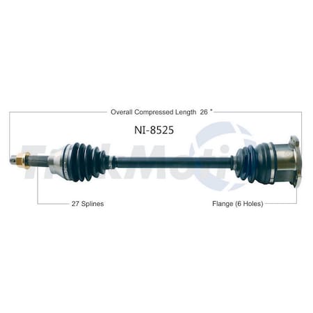 Surtrack Axle Cv Axle Shaft, Ni-8525 NI-8525